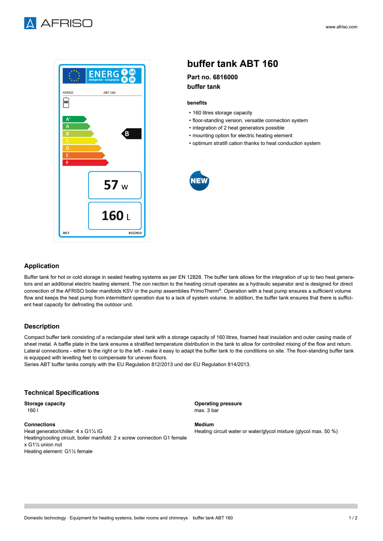 AFRISO_BUFFER-TANK-ABT-160-BUFFER-TANK_6816000_ENG_GBR.PDF