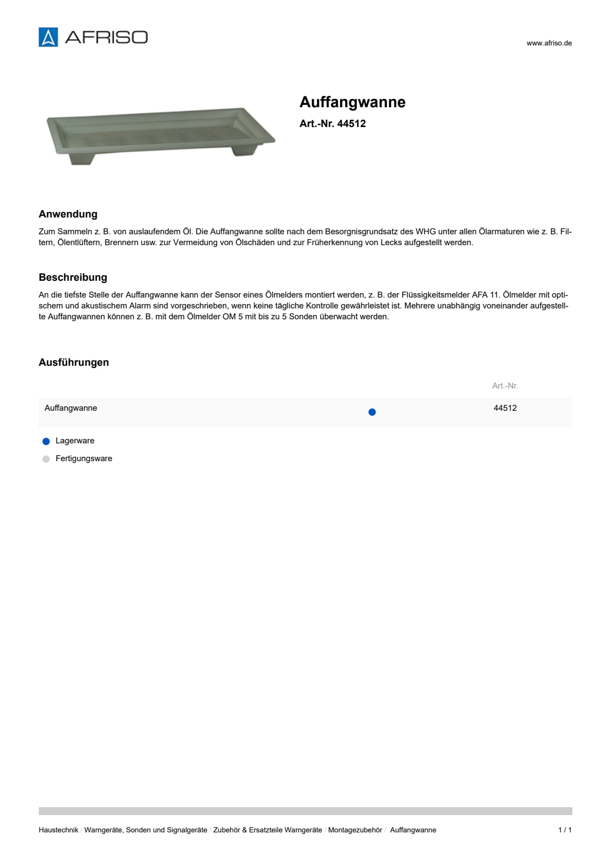AFRISO_AUFFANGWANNE_44512_DEU_DEU.PDF