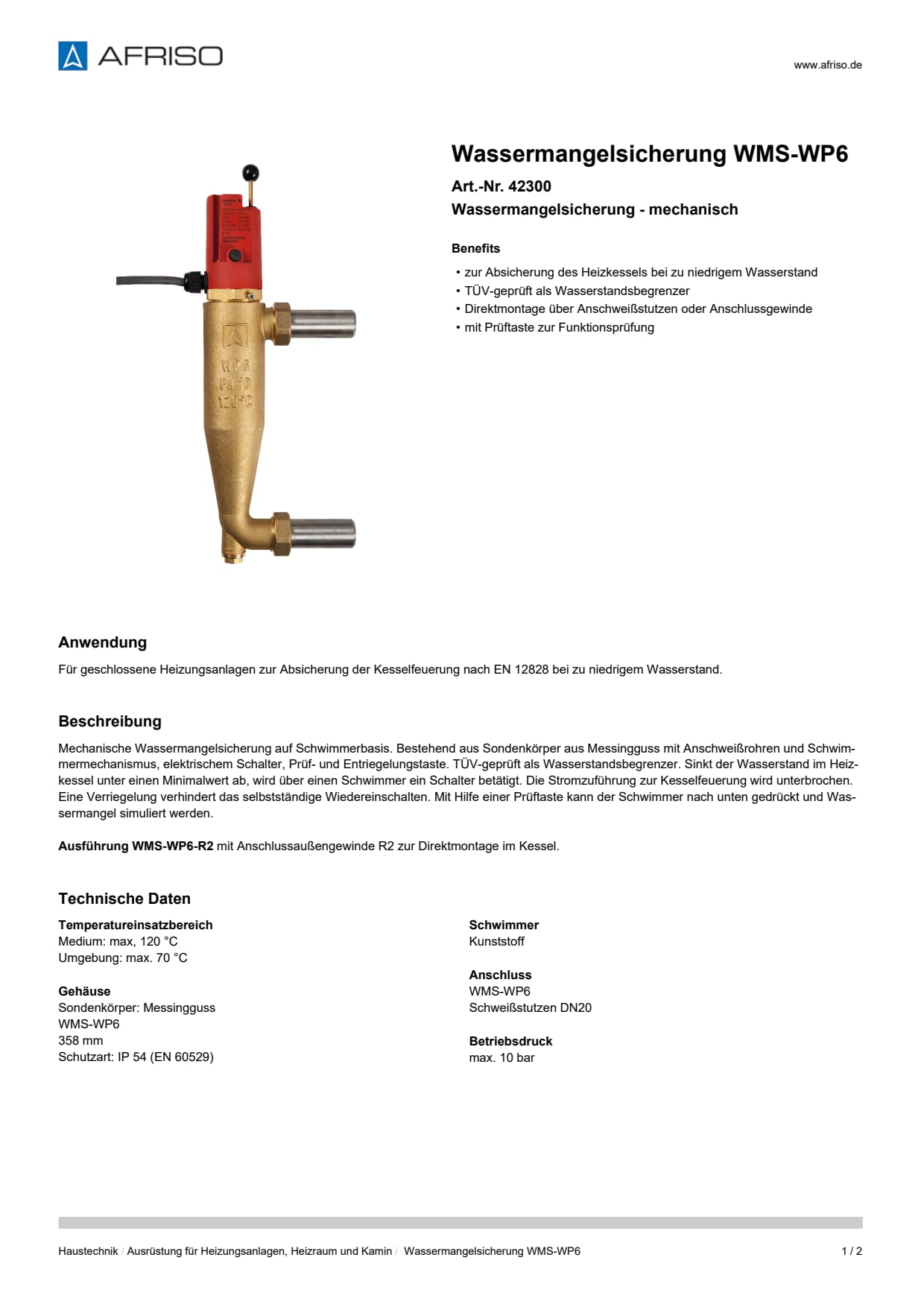 AFRISO_WASSERMANGELSICHERUNG-WMS-WP6-WASSERMANGELSICHERUNG---MECHANISCH_42300_DEU_DEU.PDF