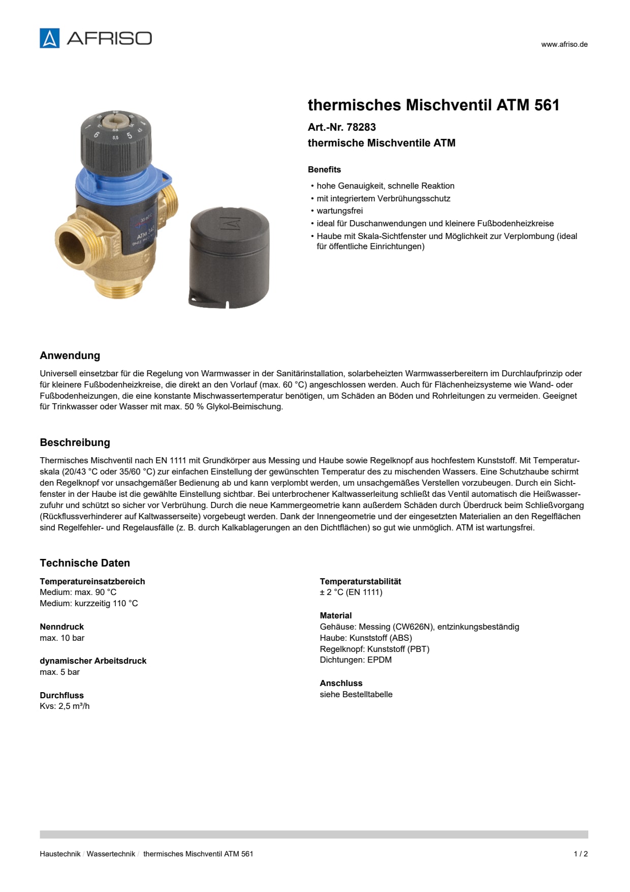AFRISO_THERMISCHES-MISCHVENTIL-ATM-561-THERMISCHE-MISCHVENTILE-ATM_78283_DEU_DEU.PDF