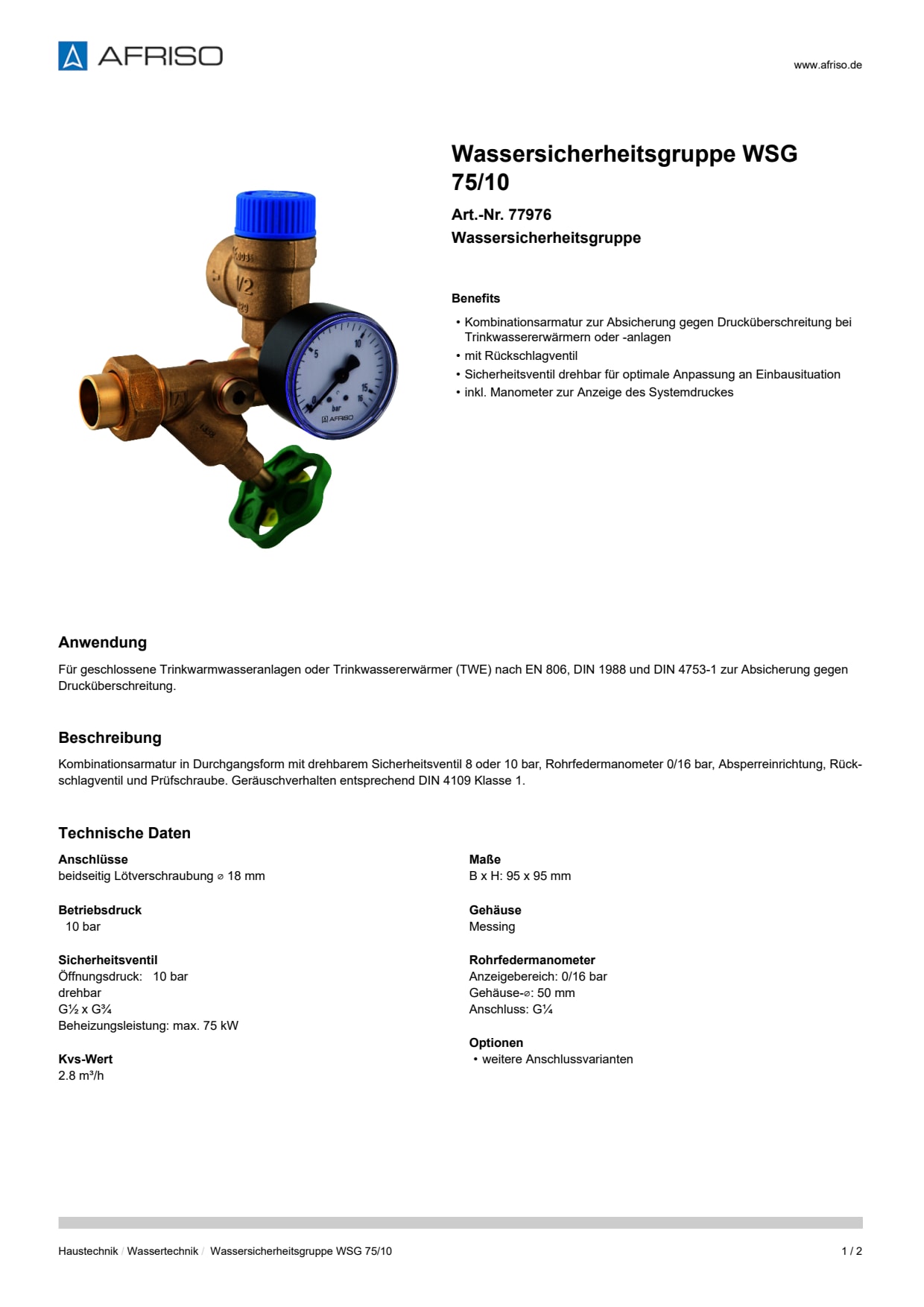 AFRISO_WASSERSICHERHEITSGRUPPE-WSG-75-10-WASSERSICHERHEITSGRUPPE_77976_DEU_DEU.PDF