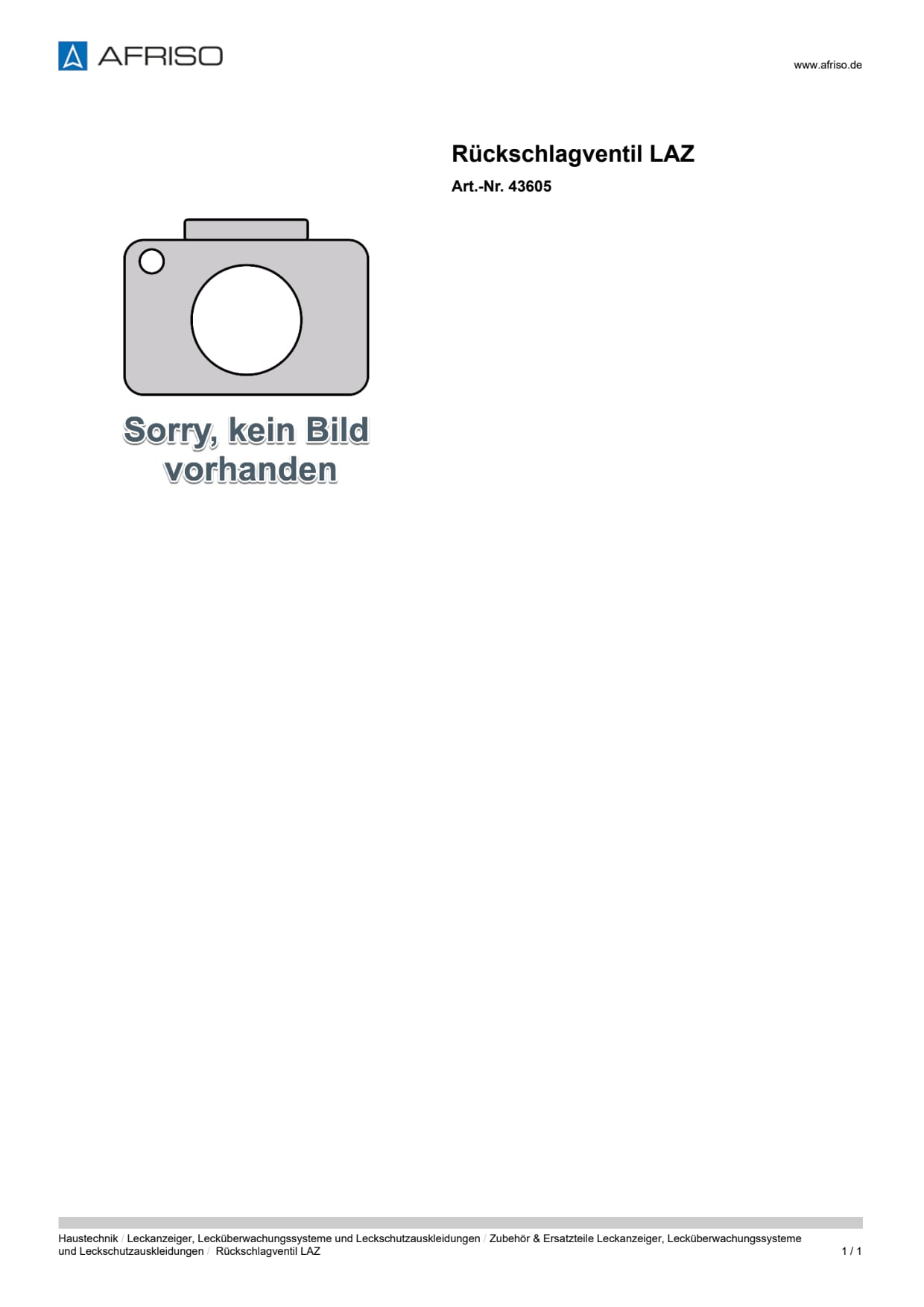 AFRISO_RUECKSCHLAGVENTIL-LAZ_43605_DEU_DEU.PDF
