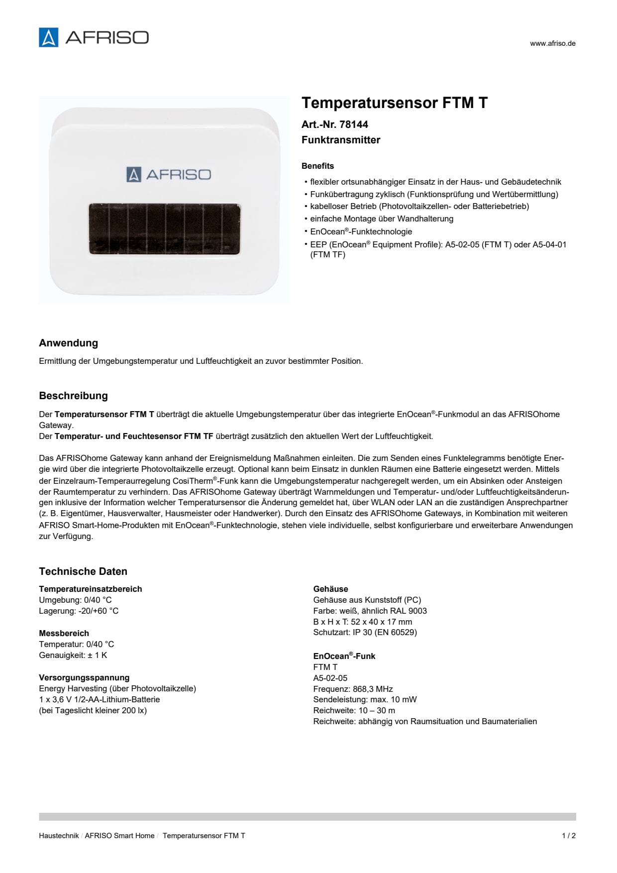 AFRISO_TEMPERATURSENSOR-FTM-T-FUNKTRANSMITTER_78144_DEU_DEU.PDF