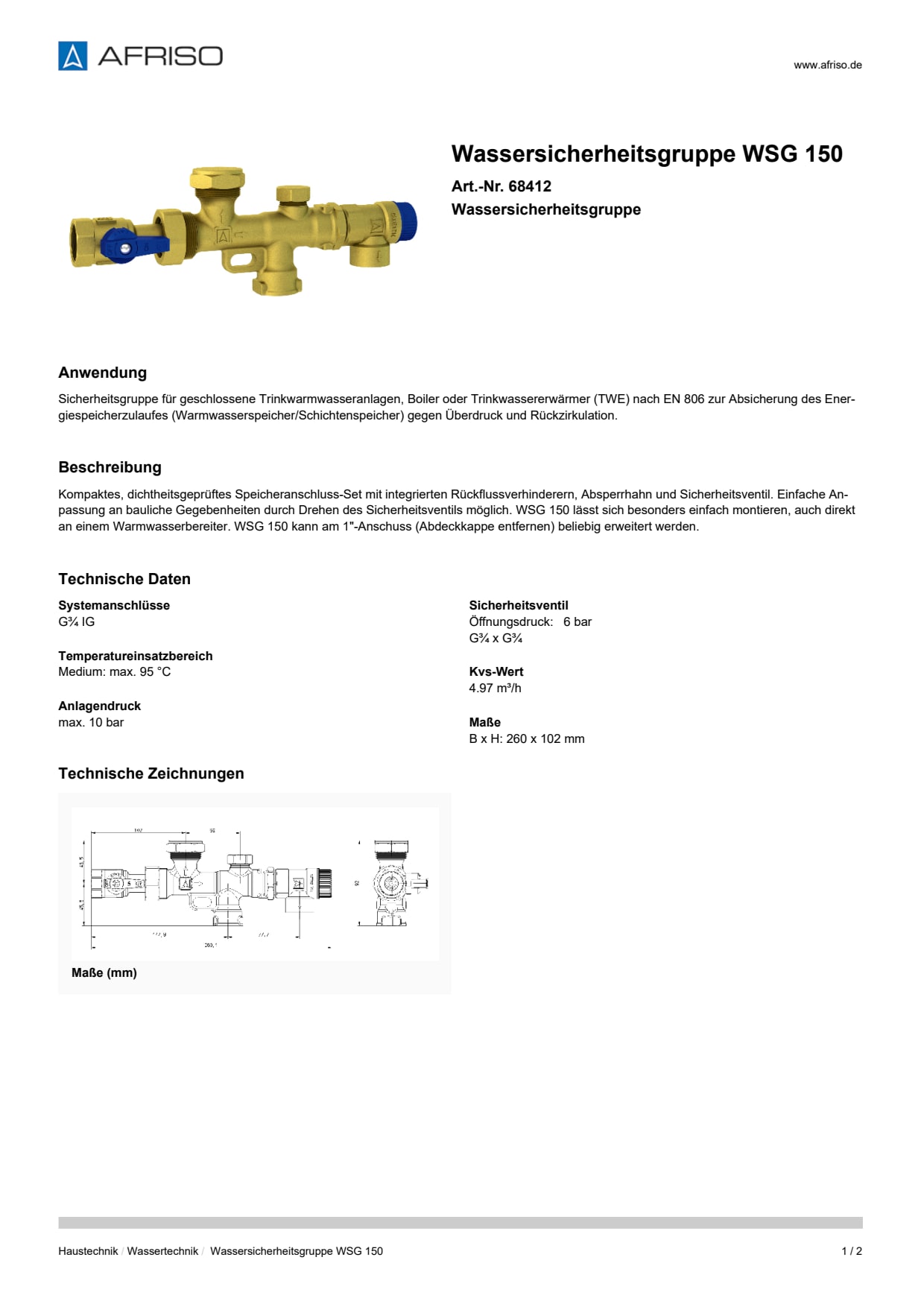 AFRISO_WASSERSICHERHEITSGRUPPE-WSG-150-WASSERSICHERHEITSGRUPPE_68412_DEU_DEU.PDF