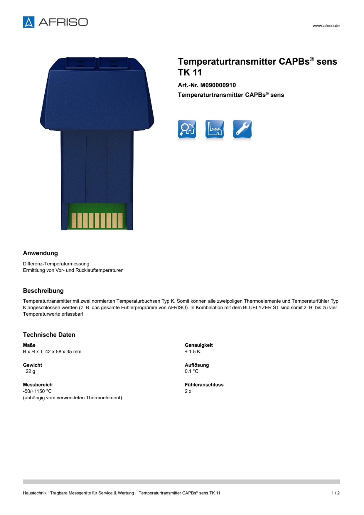 AFRISO_TEMPERATURTRANSMITTER-CAPBS--SENS-TK-11-TEMPERATURTRANSMITTER-CAPBS--SENS_M090000910_DEU_DEU.PDF
