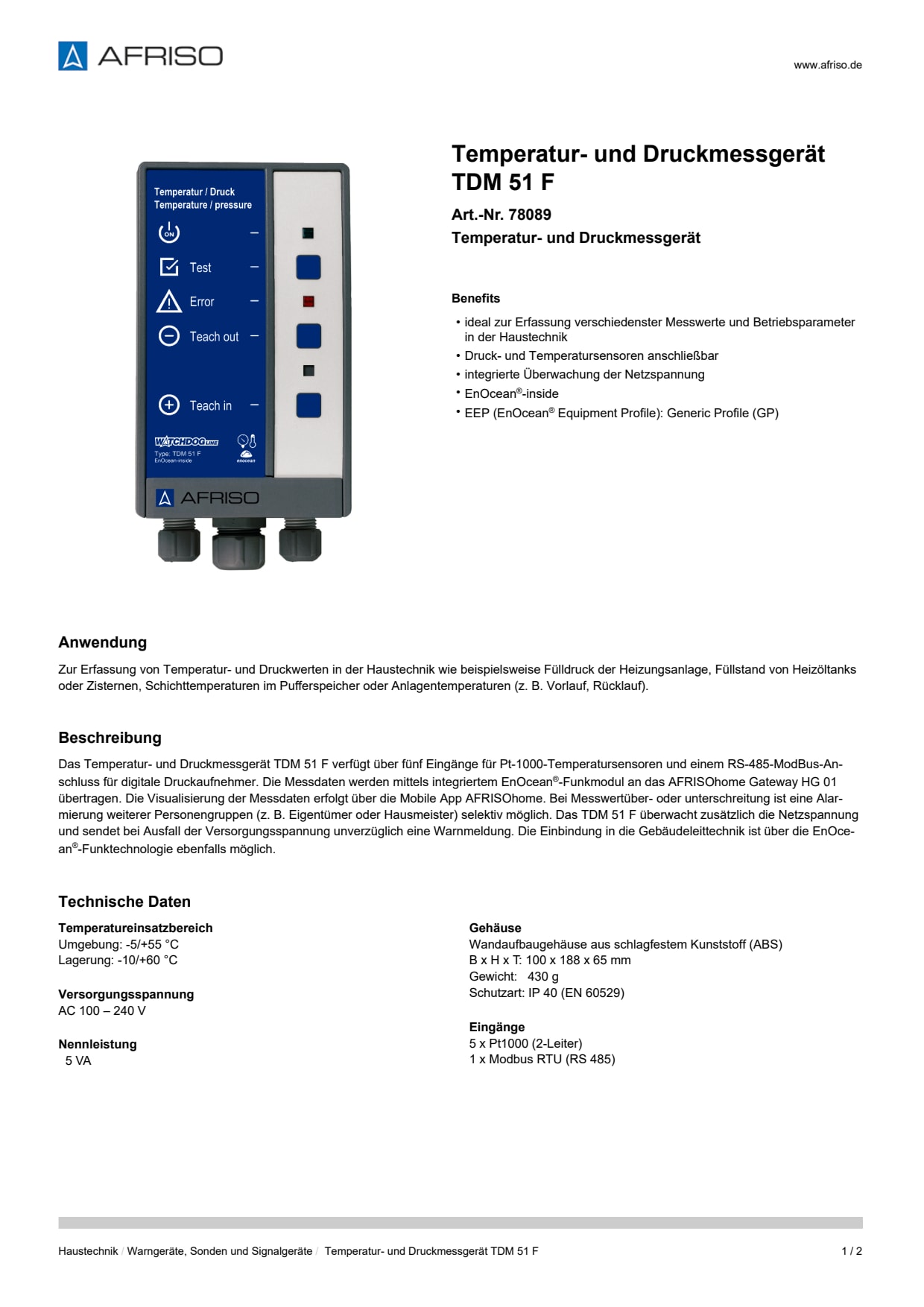 AFRISO_TEMPERATUR--UND-DRUCKMESSGERAET-TDM-51-F-TEMPERATUR--UND-DRUCKMESSGERAET_78089_DEU_DEU.PDF