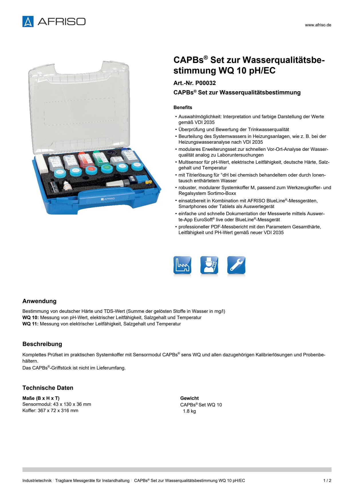 AFRISO_CAPBS--SET-ZUR-WASSERQUALITAETSBESTIMMUNG-WQ-10-PH-EC-CAPBS--SET-ZUR-WASSERQUALI_P00032_DEU_DEU.PDF