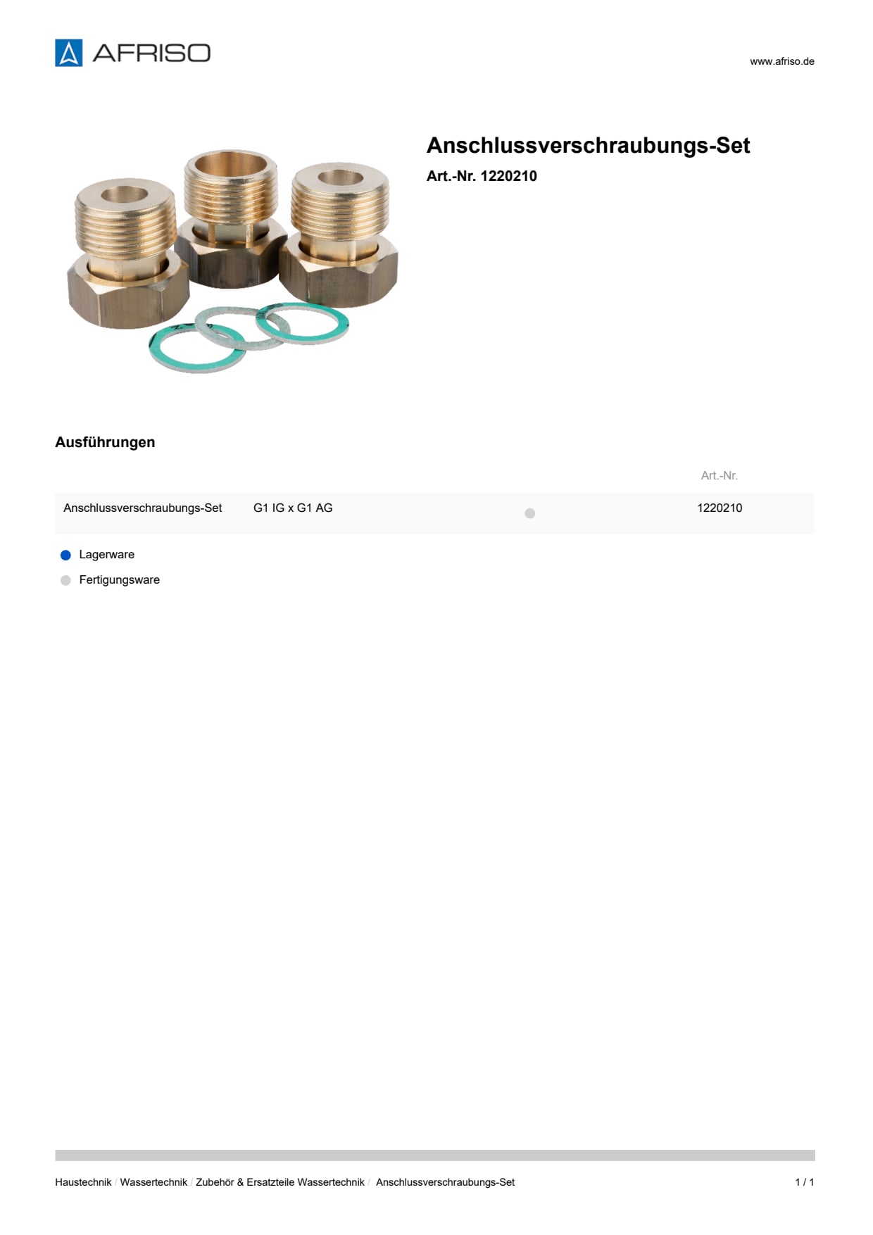 AFRISO_ANSCHLUSSVERSCHRAUBUNGS-SET_1220210_DEU_DEU.PDF