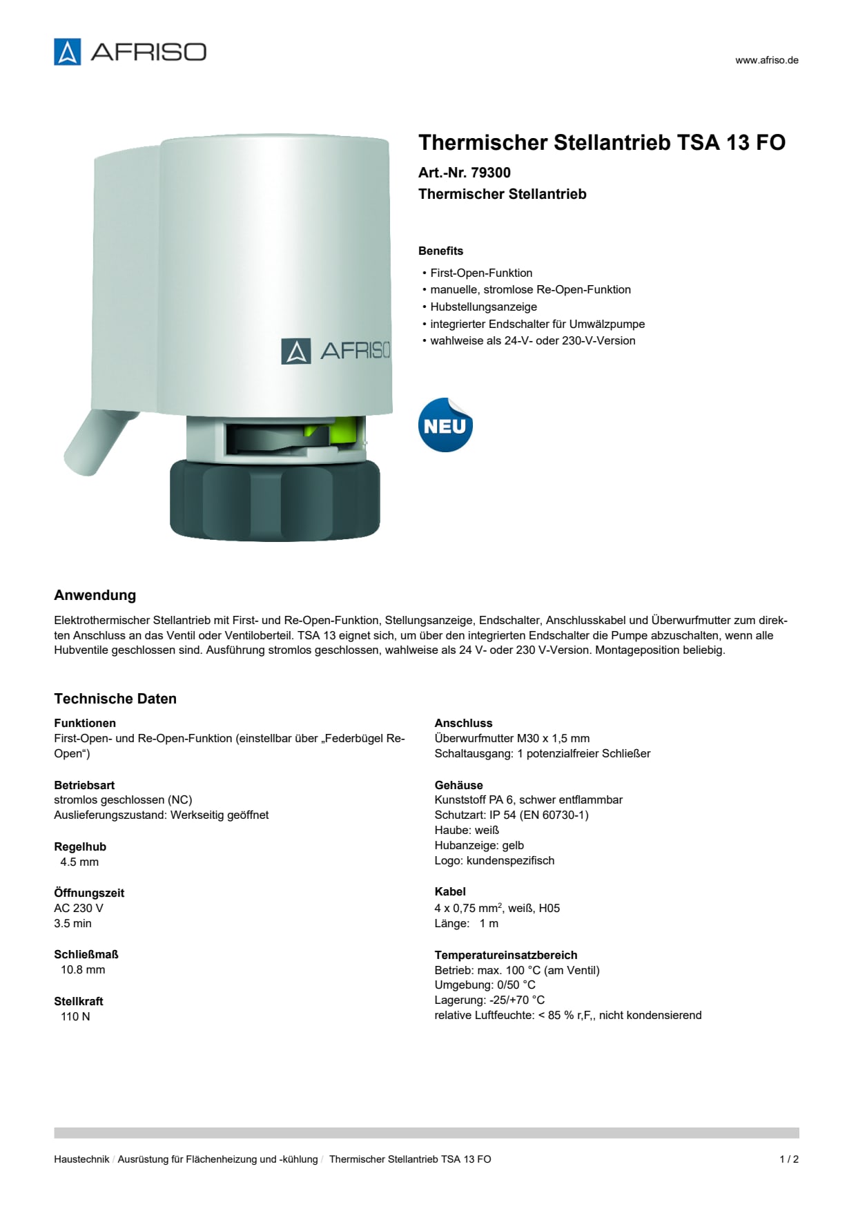 AFRISO_THERMISCHER-STELLANTRIEB-TSA-13-FO-THERMISCHER-STELLANTRIEB_79300_DEU_DEU.PDF