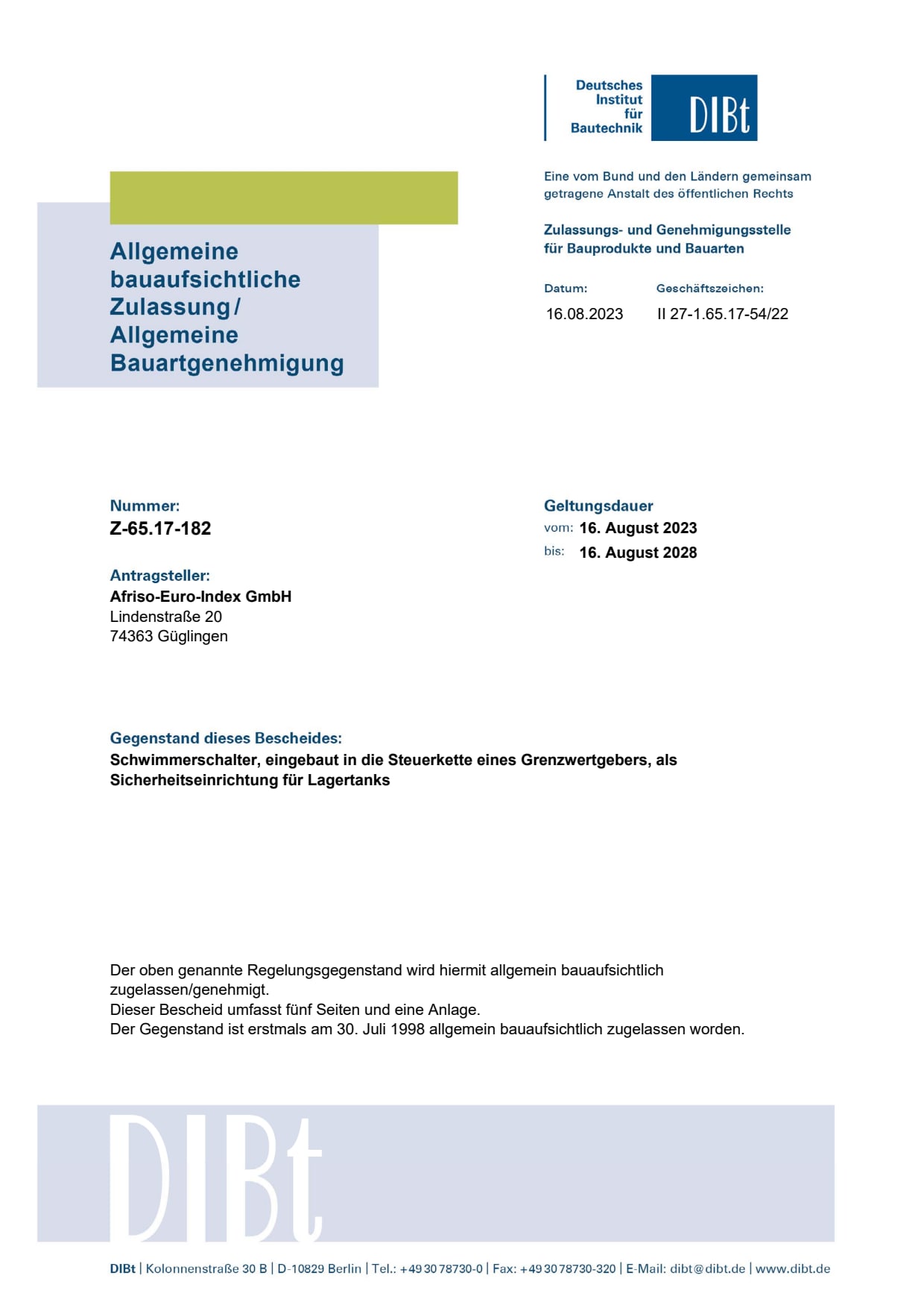 DOK_TEC_ZER_DIBT_Z-65_17-182.PDF
