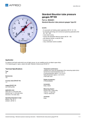 AFRISO_STANDARD-BOURDON-TUBE-PRESSURE-GAUGES-RF100-STANDARD-BOURDON-TUBE-PRESSURE-GAUGE_85222201_ENG_GBR.PDF
