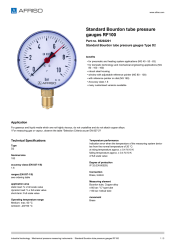 AFRISO_STANDARD-BOURDON-TUBE-PRESSURE-GAUGES-RF100-STANDARD-BOURDON-TUBE-PRESSURE-GAUGE_85202201_ENG_GBR.PDF