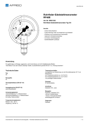 AFRISO_ROHRFEDER-EDELSTAHLMANOMETER-RF40E-ROHRFEDER-EDELSTAHLMANOMETER-TYP-D3_85021332_DEU_DEU.PDF