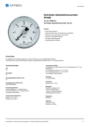 AFRISO_ROHRFEDER-EDELSTAHLMANOMETER-RF40E-ROHRFEDER-EDELSTAHLMANOMETER-TYP-D3_85022312_DEU_DEU.PDF