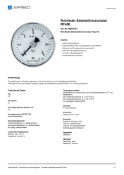 AFRISO_ROHRFEDER-EDELSTAHLMANOMETER-RF40E-ROHRFEDER-EDELSTAHLMANOMETER-TYP-D3_85021312_DEU_DEU.PDF