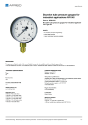 AFRISO_BOURDON-TUBE-PRESSURE-GAUGES-FOR-INDUSTRIAL-APPLICATIONS-RF100I-BOURDON-TUBE-PRE_85301201_ENG_GBR.PDF
