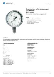 AFRISO_BOURDON-TUBE-SAFETY-PRESSURE-GAUGES-RF100SI-BOURDON-TUBE-SAFETY-PRESSURE-GAUGES-_85474402_ENG_GBR.PDF