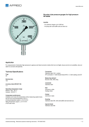 AFRISO_BOURDON-TUBE-PRESSURE-GAUGES-FOR-HIGH-PRESSURE-RF160HD_ENG_GBR.PDF