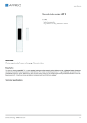 AFRISO_DOOR-AND-WINDOW-CONTACT-AMC-10_ENG_GBR.PDF