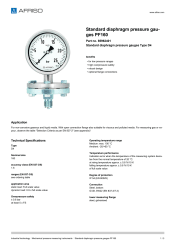 AFRISO_STANDARD-DIAPHRAGM-PRESSURE-GAUGES-PF160-STANDARD-DIAPHRAGM-PRESSURE-GAUGES-TYPE_85962401_ENG_GBR.PDF
