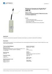 AFRISO_PRESSURE-TRANSDUCERS-HYDROFOX--DMU-09-PRESSURE-TRANSDUCERS-HYDROFOX--DMU-09-LEVE_31574_ENG_GBR.PDF