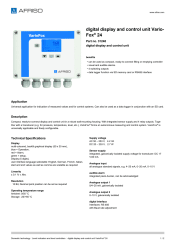 AFRISO_DIGITAL-DISPLAY-AND-CONTROL-UNIT-VARIOFOX--24-DIGITAL-DISPLAY-AND-CONTROL-UNIT_31248_ENG_GBR.PDF