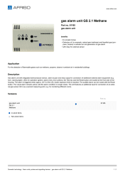 AFRISO_GAS-ALARM-UNIT-GS-2-1-METHANE-GAS-ALARM-UNIT_61185_ENG_GBR.PDF