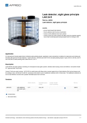AFRISO_LEAK-DETECTOR--SIGHT-GLASS-PRINCIPLE-LAS-24-E-LEAK-DETECTOR--SIGHT-GLASS-PRINCIP_43516_ENG_GBR.PDF