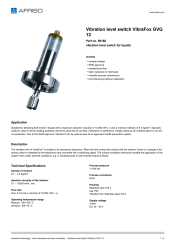 AFRISO_VIBRATION-LEVEL-SWITCH-VIBRAFOX-GVG-12-VIBRATION-LEVEL-SWITCH-FOR-LIQUIDS_56168_ENG_GBR.PDF