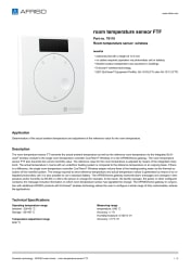 AFRISO_ROOM-TEMPERATURE-SENSOR-FTF-ROOM-TEMPERATURE-SENSOR-FT-FTF---WIRELESS_78119_ENG_GBR.PDF