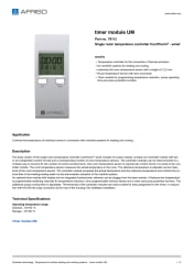 AFRISO_TIMER-MODULE-UM-SINGLE-ROOM-TEMPERATURE-CONTROLLER-COSITHERM----WIRED_78113_ENG_GBR.PDF