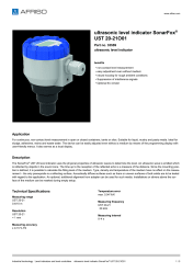 AFRISO_ULTRASONIC-LEVEL-INDICATOR-SONARFOX--UST-20-21O01-ULTRASONIC-LEVEL-INDICATOR_33559_ENG_GBR.PDF