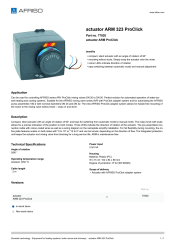 AFRISO_ACTUATOR-ARM-323-PROCLICK-ACTUATOR-ARM-PROCLICK_77820_ENG_GBR.PDF