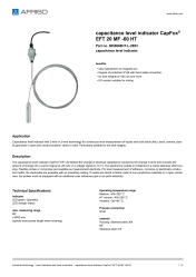 AFRISO_CAPACITANCE-LEVEL-INDICATOR-CAPFOX--EFT-20-MF--60-HT-CAPACITANCE-LEVEL-INDICATOR_5655060HT-L-2B01_ENG_GBR.PDF
