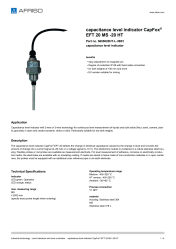 AFRISO_CAPACITANCE-LEVEL-INDICATOR-CAPFOX--EFT-20-MS--20-HT-CAPACITANCE-LEVEL-INDICATOR_5655020HT-L-3B01_ENG_GBR.PDF