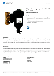 AFRISO_MAGNETITE-SLUDGE-SEPARATOR-ADS-160-MAGNETITE-SLUDGE-SEPARATOR_40920_ENG_GBR.PDF