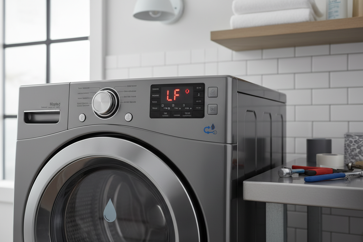 maytag washer lf error code