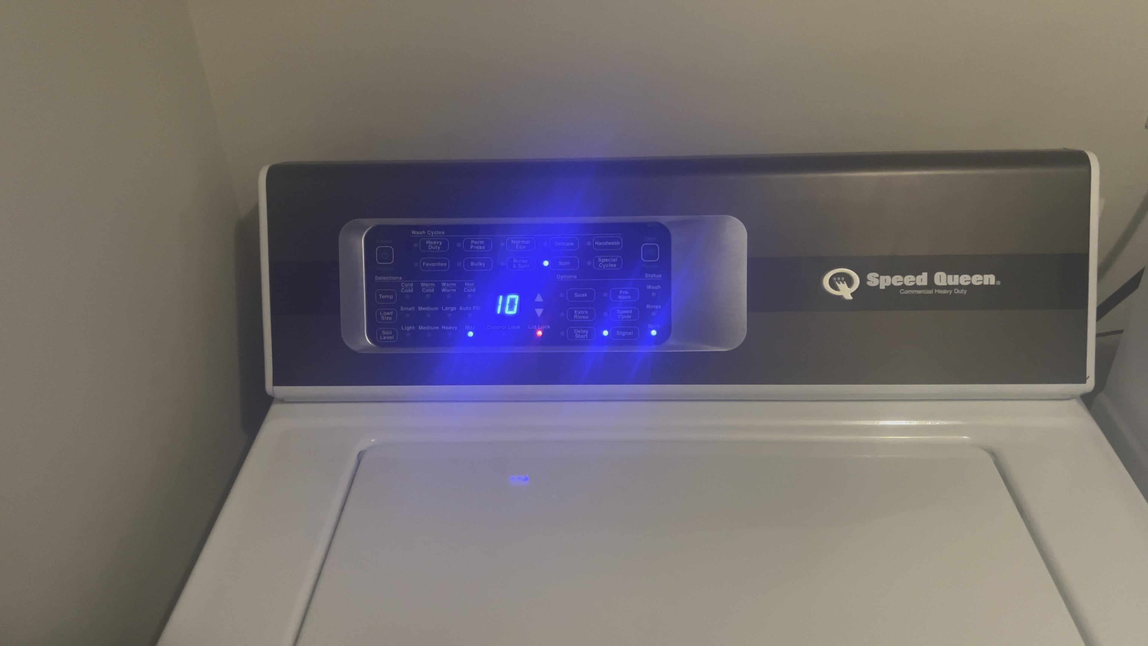 speed queen washer error codes