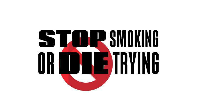 When I blog randomly so I don't smoke a cigarette