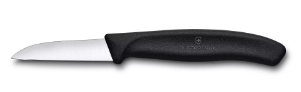 FW23 CUCHILLO MONDADOR, CORTE RECTO, 6 CM, NEGRO