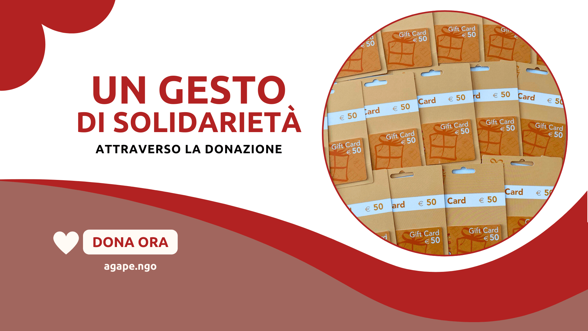 Un gesto di solidarietà attraverso la donazione di GiftCard