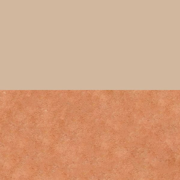 Natural clay, cappuccino glaze