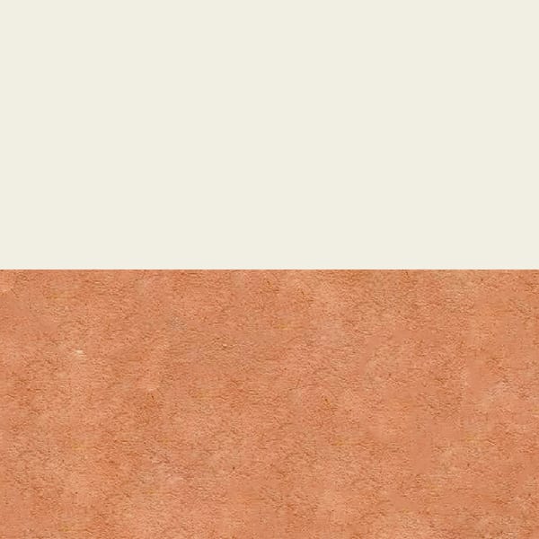 Natural earth, cream white glaze