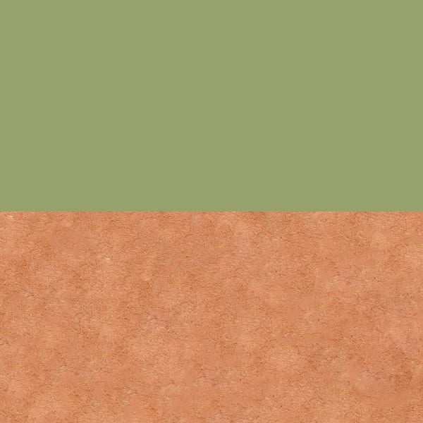 Natural clay, pistachio glaze