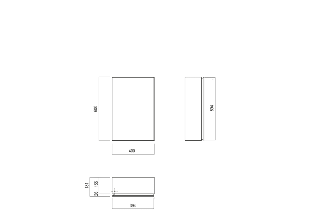 Dimensioni principali