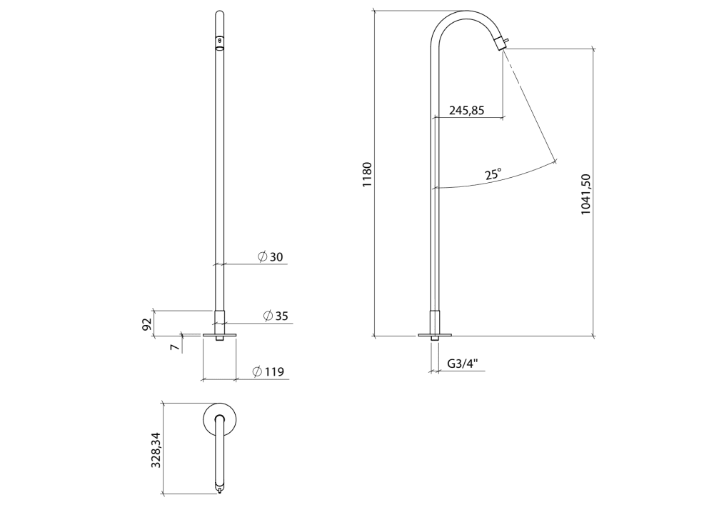 Main dimensions