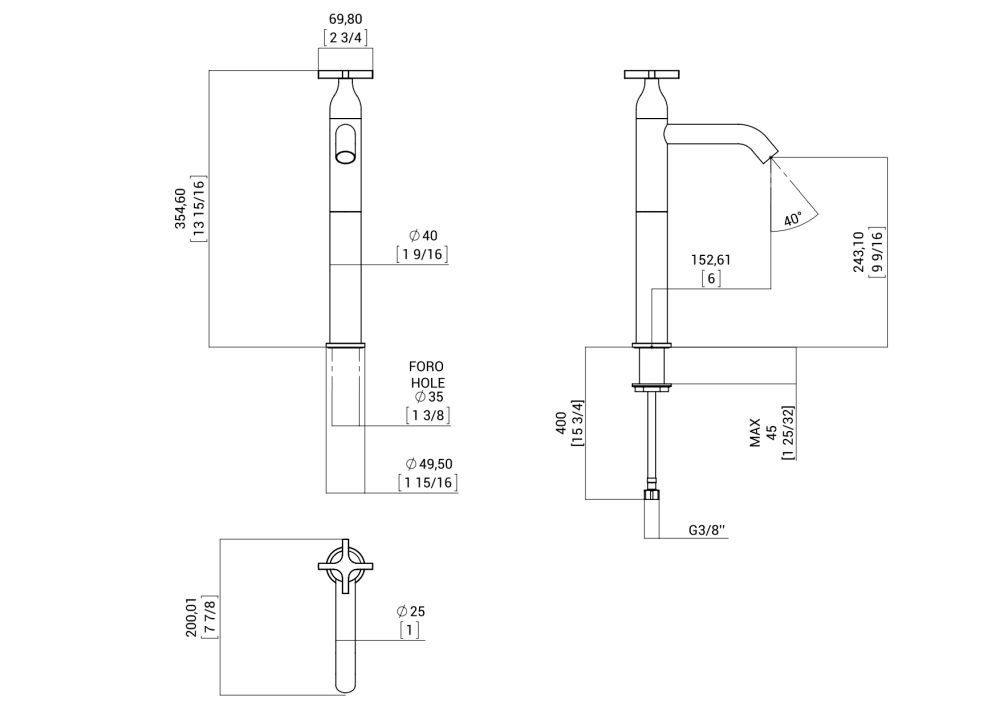 Hauptabmessungen