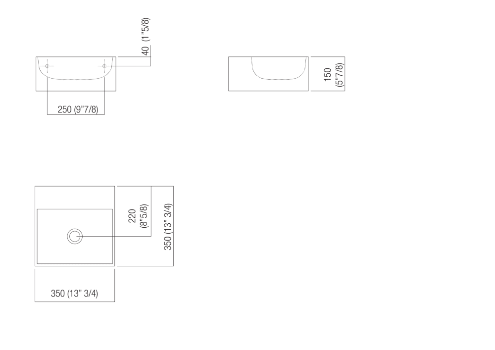 Hauptabmessungen<br>
