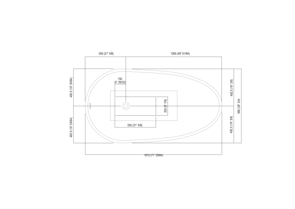 Abmessungen pro Mannloch<br>