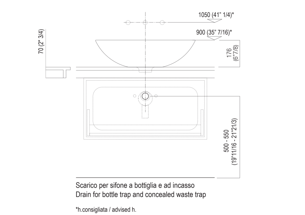 Einbaumaße: Pläne Evolution<br>